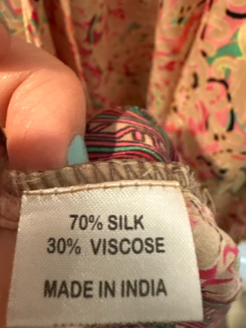 Silk Viscose bohemian Coachella festival dress Small - Picture 2 of 2